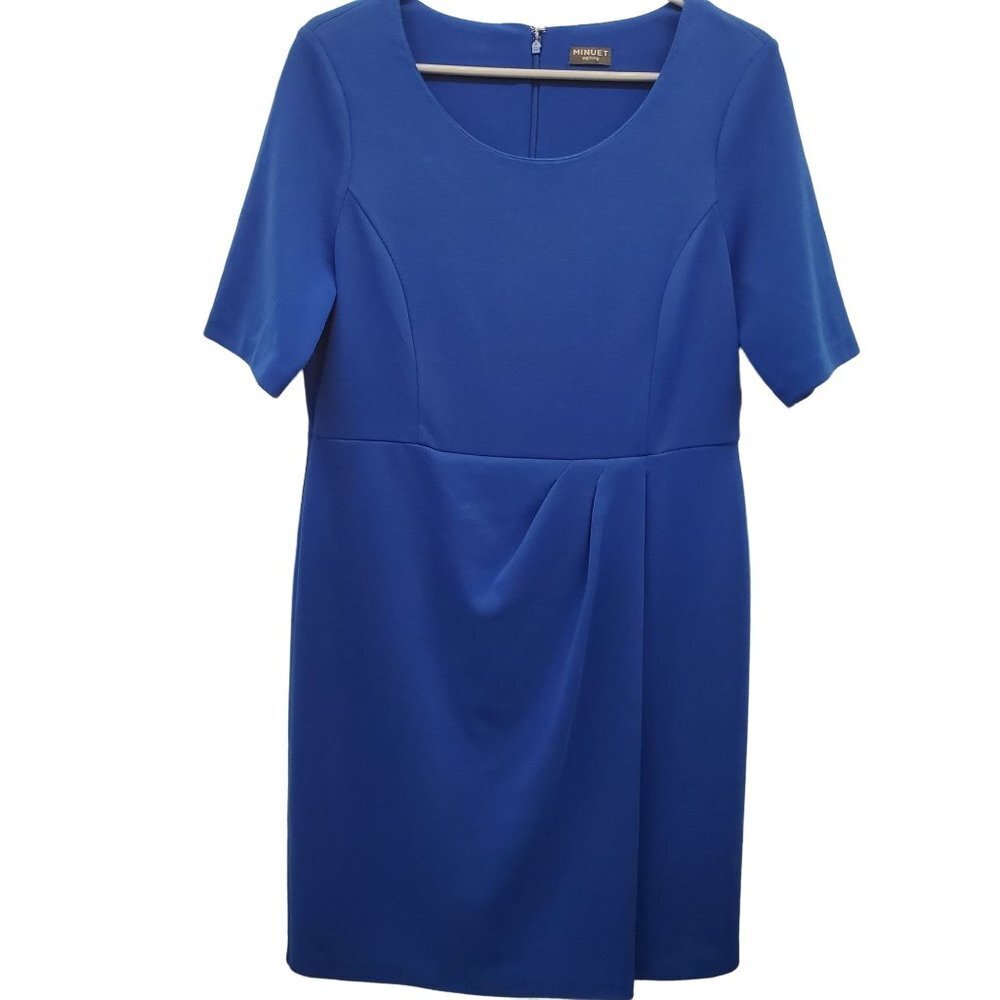 Minuet Short Sleeve Jewel Neck Dress